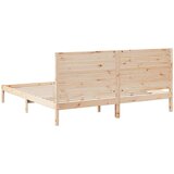  Dugi okvir kreveta bez madraca 180 x 210 cm masivno drvo | shoptok.hr