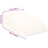  Jastučić za noge Bijelo 68 x 41 x 24 cm PU pjena | shoptok.hr
