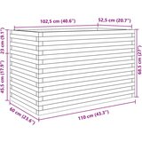  Vrtna sadilica 110x60x68 5 cm od masivnog drva duglazije | shoptok.hr
