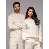 Ombre Classic unisex sweatshirt with round neckline - cream Cene