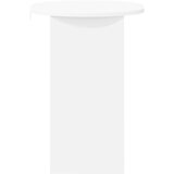  Bocni stol Bijeli 50 x 39 5 x 55 cm Konstrukcijsko drvo | shoptok.hr