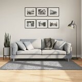 vidaXL Košata preproga moderna siva 120x170 cm Cene