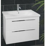 Fackelmann omara pod umivalnikom in keramični umivalnik RIO 80 7121628 bela | Shoptok.si
