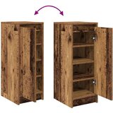 vidaXL Omarica za čevlje starinski les 29,5x34x76 cm inženirski les | Shoptok.si
