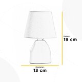  ONLI - Stona lampa NANO 1xE14/6W/230V bela 19 cm | Eponuda.com