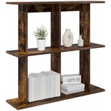  Polica na zidu Zidna montaža Smeđa 100 x 20 x 75 cm | shoptok.hr