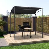 vidaXL Paviljon za žar 215x150x220 cm antraciten iz jekla Cene