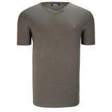 Dewberry T8568 V-NECK MENS T-SHIRT-PLAIN KHAKI | shoptok.hr