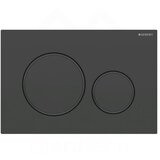 Geberit Sigma 20 Round Tipka za dvokoličinsku tehniku ispiranja crna mat/crna easy-to-clean 115.882.16.1 | ePonuda.com
