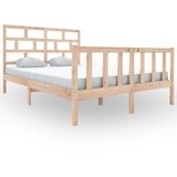 Maison Chic Posteljni okvir - Dvoposteljna postelja - Zakonska postelja iz borovine 160x200 cm-J5047, (21765922) | Shoptok.si