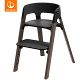 dječja stolica steps™ black/warm brown