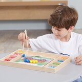 Viga drvena igra s loptom catch and match Montessori puzzle | shoptok.hr