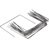 Nature Fiksatorji za zaščito pred plevelom 20 kosov 25x20 cm kovinski, (20826027) | Shoptok.si
