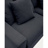 Kave Home Antracitno siva lanena sedežna garnitura 240 cm Nora – | Shoptok.si