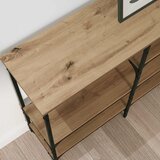  Konzolna stolica s policom hrast artisan 160 x 29 x 80 cm | Eponuda.com