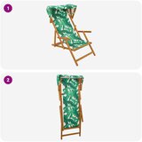 Ležaljka 3 Pozicija Čvrsto drvo eukaliptusa Uzorak lista | shoptok.hr