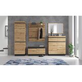 Modern Living Omara Za Čevlje Corte, Barva Hrasta, Siva | Shoptok.si