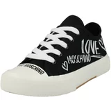 Love Moschino Niske tenisice 'POP LOVE' crna / bijela