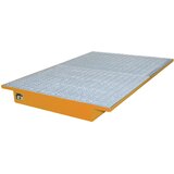eurokraft pro regalna obešalna kadica, prestrezna prostornina 200 l, dxš 1750 x 1250 / 915 mm, oranžno lakirana Cene