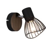 Candellux fly zidna lampa 1X40W E14 crna