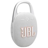 JBL CLIP 5 Bluetooth prenosni zvočnik, bel | Shoptok.si
