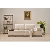 Atelier Del Sofa trosed na razvlačenje Perenna Chenille, 116 cm, krem Cene