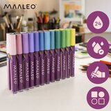 Maaleo akrilni markeri u torbici, set od 24 boje | shoptok.hr