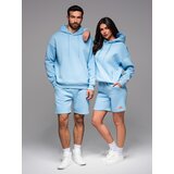 Ombre UNISEX sweatshirt set for couples hoodie + athleisure style shorts | shoptok.hr