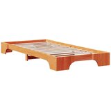  Krevetna konstrukcija Vosak smeđa 80 x 200 cm | shoptok.hr