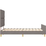 vidaXL Postelja v taupe barvi - 120x190 cm, Tkanina, (22049396) | Shoptok.si