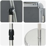  Stalci za sajmove Srebrno 25 x 25 x 125 cm Aluminij | shoptok.hr