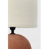 YES EVERYDAY Keramična namizna svetilka v barvi terakote s tekstilnim senčilom (višina 32 cm) Irvin – | Shoptok.si