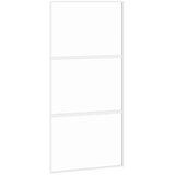  Klizna vrata bijela 102,5x205 cm od kaljenog stakla i aluminija | Eponuda.com