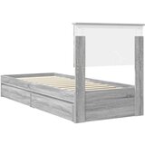  Krevet s od storage Siva Sonoma 75 x 190 cm Konstruirano drvo | shoptok.hr