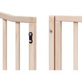  Vrata za pse s vratašcima 8 panela sklopiva 640 cm drvo topole | shoptok.hr