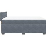  Krevet s oprugama i madracem tamnosivi 160x200 cm baršunasti | shoptok.hr