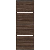 Ormarić za cipele boja hrasta 60x21x163,5 cm konstruirano drvo | shoptok.hr