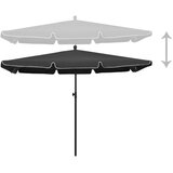  Vrtni suncobran sa šipkom 210 x 140 cm antracit | Eponuda.com