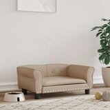  Krevet za pse cappuccina 70 x 45 x 30 cm od umjetne kože | shoptok.hr