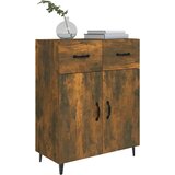  Komoda boja dimljenog hrasta 69,5x34x90 cm konstruirano drvo | shoptok.hr
