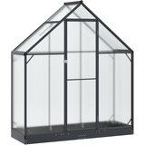 vidaXL Rastlinjak v vrtu z vrati Antracit 183,5 x 63,5 x 207 cm, (5000287526) | Shoptok.si