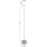 Zuma line 003064-034758 - led luster na sajli galatea LED/6,5W/230V zlatna | Eponuda.com