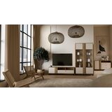 Hom`in TV-ELEMENT barve hrasta, peščene barve | Shoptok.si