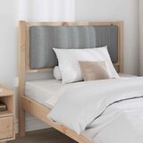  Tapecirani uzglavlje Smeđa 90 cm Čvrsto borovo drvo | shoptok.hr