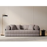 Cosmopolitan Design Sivo-bež sklopiva sofa od bouclé tkanine 206 cm Kemi – | shoptok.hr
