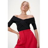 Trend Alacati Stili ženska bluza dugih rukava Alc-X12690, crna | Eponuda.com
