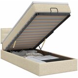  Podesivi krevet s madracem Krem 90 x 190 cm Tkanina | shoptok.hr
