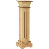  Klasično stojalo za rastlino svetli les 17x17x66 cm MDF | Shoptok.si
