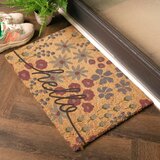Artsy Doormats Predpražnik iz kokosovih vlaken 40x60 cm Hello Scribbly Floral – | Shoptok.si