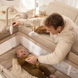 Kinderkraft Potovalna posteljica LEODY UP, siva | Shoptok.si